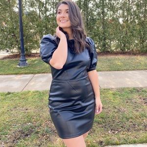 Mini Leather Dress